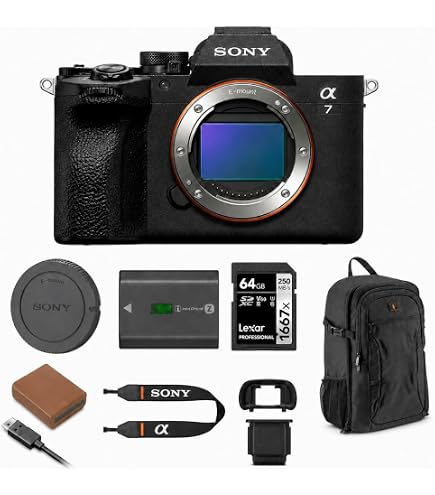 Amazon.com: Sony Alpha a7C II Mirrorless Camera, Silver, Bundle